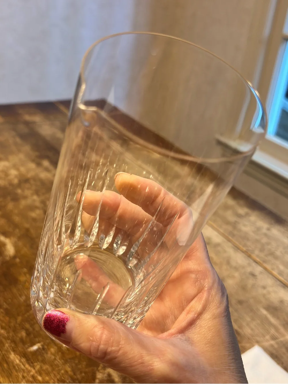 Crystal cocktail mixing glass bar mixer mixing beaker diamond cut